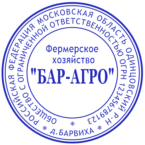 Печать организации #1/11